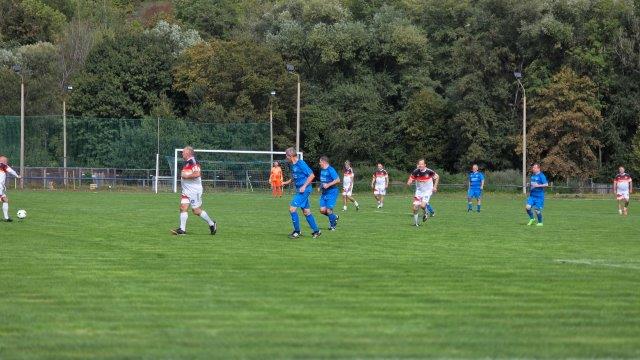 fussballspiel der altherrenmannschaft